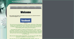 Desktop Screenshot of marylandmissing.com